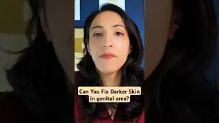 How do you avoid darker skin in the genital area?
