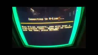 Dialing Into Q-Link Using a Commodore 64 300 Baud Modem