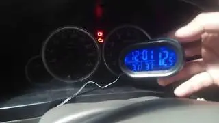 Review VST mobil. Alat pengukur Thermometer, Voltmeter, dan jam