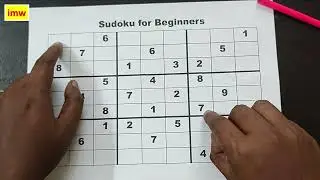 How to Play Sudoku in Tamil | For Beginners | Sudoku Tutorial | V2 | imw