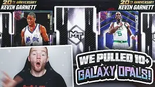 WE PULLED OVER 10 GALAXY OPALS! BEST PACK OPENING EVER! (NBA 2K19 MYTEAM)