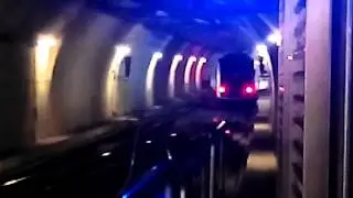 Metro Bilbao: 507 maniobrando en Basauri ¡FRENAZO!
