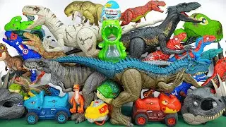 Unboxing de Dinosaurios Feroces: Mosasaurio Devour T-Rex Atrociraptor Therizinosaurus Indoraptor