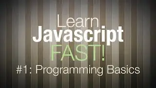 Javascript Tutorial - Programming Tutorial for Beginners Pt 1