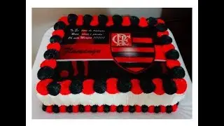 Bolo do Flamengo Decorado com Bico 4B