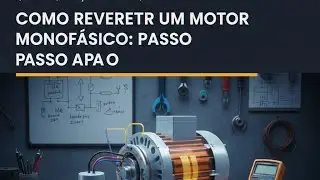 See how to reverse a single-phase motor step by step.