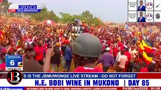 H.E. Bobi Wine’s Historic Arrival in Mukono — “Laba Namunji W’omuntu!” | Venue Packed to Capacity