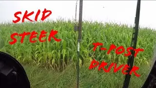 Skid Steer T Post Driver