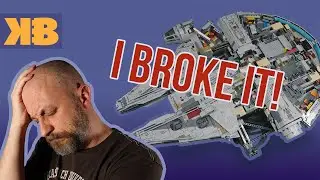 I Built a Display Stand for My LEGO Millennium Falcon