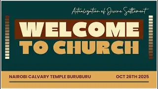 NCT LIVE SUNDAY || FIRST SERVICE ||WITH BISHOP TEE NALO || 26.10.2025
