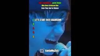 5 Justin Bieber Vocals That Silenced His Critics #songs #music
