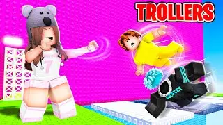TROLLING my Brothers with OP SUPER POWERS in Roblox Tower!