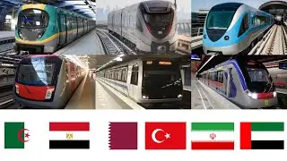 METRO in (Dubai, Ankara, Cairo, Tehran, Doha, Algiers) 2021