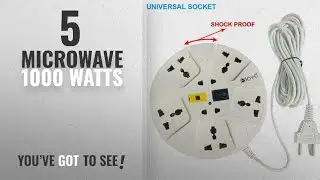 Top 10 Microwave 1000 Watts [2018]: Elove Extension Board , Elove 6 Amp Multi Plug Point Extension