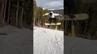 Snowboard trick: Backside 180