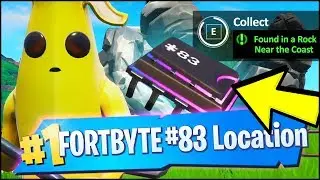 FORTBYTE 83 Location - FOUND IN A ROCK GARDEN NEAR THE COAST (Fortnite)