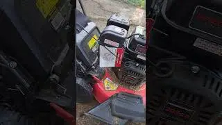 Power smart lawn mower with a bad ass 212cc predator engine from Harbor Freight