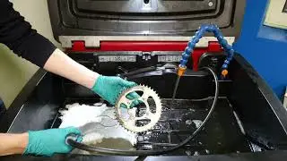 Biological Parts Washer Cleaning in Action