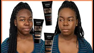 NYX Born To Glow Naturally Radiant Foundation Review + Wear Test | Mocha