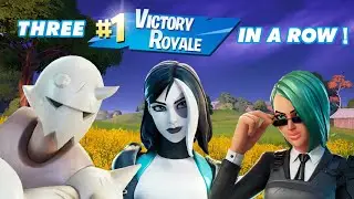 3 victory royales in a row! | fortnite w/ siblings
