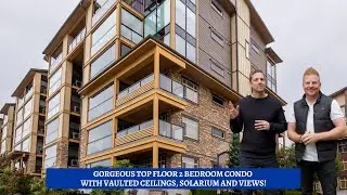 GORGEOUS TOP FLOOR 2 BEDROOM CONDO WITH VAULTED CEILINGS, SOLARIUM AND VIEWS!