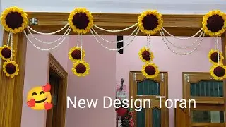 Designer Toran 🌻 Unique Design Bandhanwar 🥰 Door Hanging Toran/Easy Design#crochet #handmade