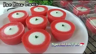 Sajian di hari Kemerdekaan❗Kue NoNa maNis Merah Putih ||Resep Anti Gagal