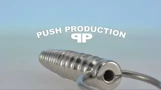 Push Xtreme Fetish - Conic Screw Penis Plug With Ring