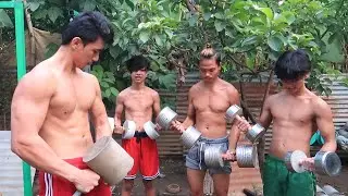 MY HOMEMADE GYM EQUIPMENT WORKOUT MOTIVATION