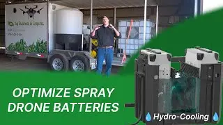 Next level spray drone battery charging, with the XAG P100 Pro