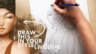 Draw This In Your Style Challenge &bull; Art Time-lapse &bull; JaniceSungDTIYS