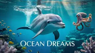 The Music of the Deep 🌊 | Relaxing Animated Ocean Song with Whale Sounds & Lyrics