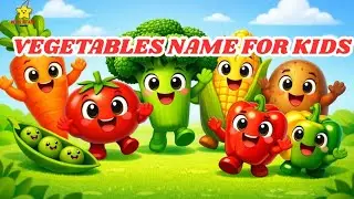 &ldquo;Vegetables Name for Kids 🥕🥦 | Fun Learning Video | Mini Stars Academy&rdquo;