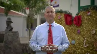 Holiday wishes to the people of Saba from Island Governor Jonathan Johnson