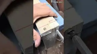 Tricks to make a strong and neat corner connection✅ #tutorial #woodworking #tipsntricks #diy #shorts