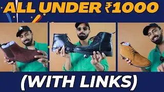 4 MUST HAVE BOOT TYPES UNDER RS 1000| Boots haul for men 2023