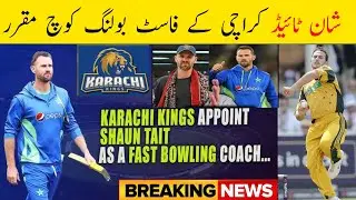 Psl 10 Karachi Kings appoint Shaun Tait New fast bowling coach
