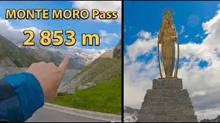 Monte Moro Pass 2 853m (from Mattmark Switzerland)