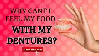 Why can't I feel food with dentures? #noteeth #smile #toothless #dentures #denture