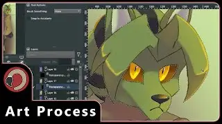 Art timelapse 2025 027 Razor . ibispaint Krita