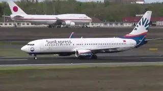 SunExpress Boeing 737-8HC TC-SEN takeoff at Berlin Tegel Airport
