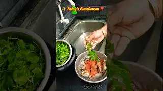 💥 Today's Lunchmenu #shorts #reels #vallaraikeerai