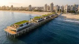 OBRAS NOVO SHOPPING EM PRAIA GRANDE E TAMBÉM UM NOVO PÍER DE 500m MAR A DENTRO NO BAIRRO AVIAÇÃO