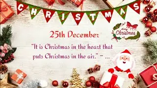 Merry Christmas 2024 Status Video, Wishes, Quotes, gif, messages & whatsapp status video 2024