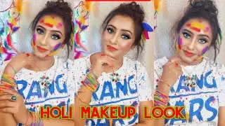 Holi makeup tutorial/ makeup look# Mousmi dipsha corner