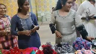 Hair accessories makeup artist blouse designar