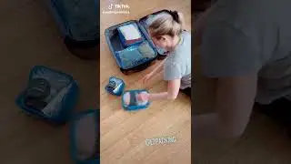 Pack like a ✨ boss ✨ w/ EzPacking | Best Travel Organizer #shorts