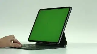 [4K] GREEN SCREEN VIDEO EFFECT IPAD ZOOM IN CHROMA KEY