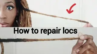 How to repair locs| dreads Without adding hair