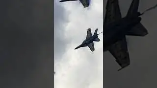 Blue Angels: Jaw-Dropping Aerobatics in a 3 x 3 formation similar to Vietnam war strategy ✈️🛬 #blue
